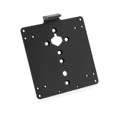 Univerzální černý držák RIZOMA SPZ 173x173 mm s osvětlením